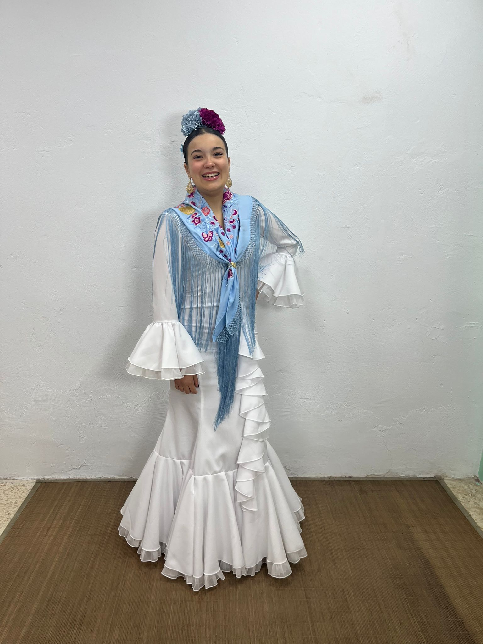 VESTIDO CASCADA BLANCO - Imagen 7