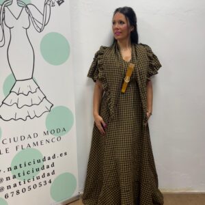 BATA CON PICO VICHY ROMERÍA