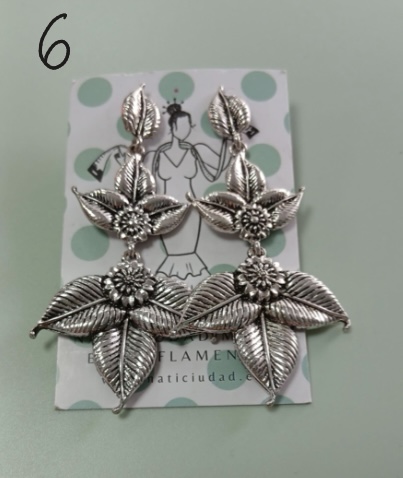 PENDIENTES COLOR PLATA - Imagen 8