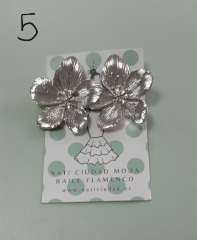 PENDIENTES COLOR PLATA - Imagen 7