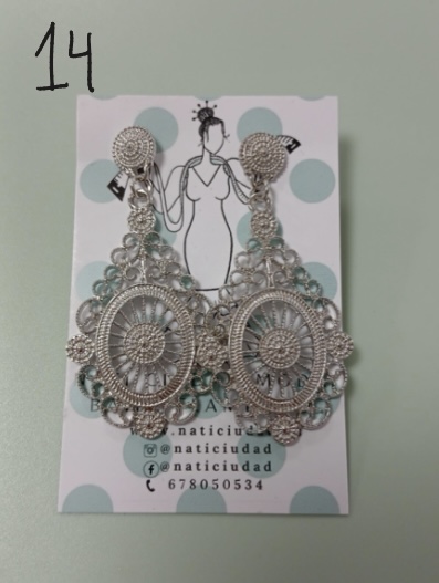 PENDIENTES COLOR PLATA - Imagen 16