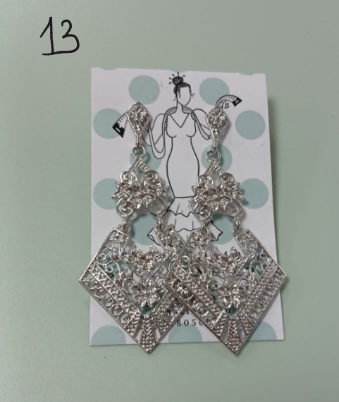 PENDIENTES COLOR PLATA - Imagen 15