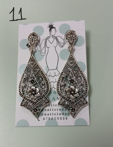 PENDIENTES COLOR PLATA - Imagen 13
