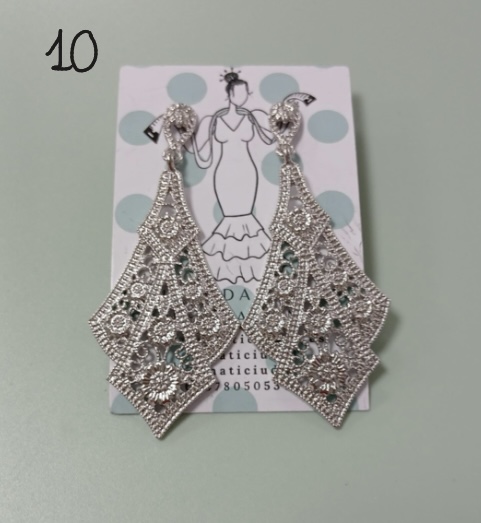 PENDIENTES COLOR PLATA - Imagen 12