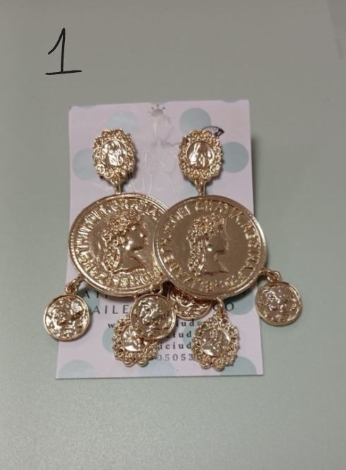 PENDIENTES MONEDAS - Imagen 2