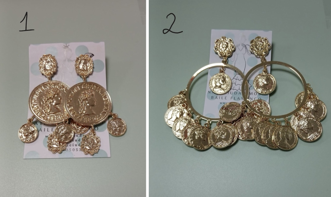 PENDIENTES MONEDAS