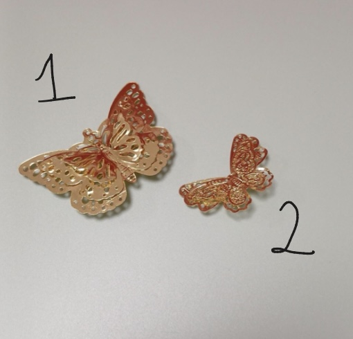 BROCHES COLOR ORO - Imagen 2