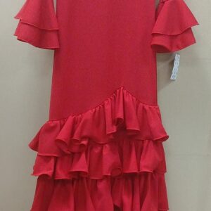 VESTIDO NIÑA ROJO